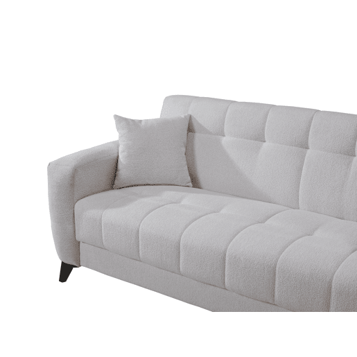 Sofá cama 3 lugares HERMES II cor cinza Sofá cama 3 lugares HERMES II cor cinza