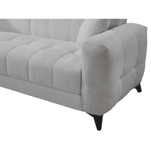Sofá cama 3 lugares HERMES II cor cinza Sofá cama 3 lugares HERMES II cor cinza