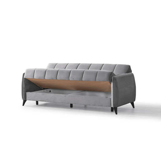 Sofá cama 3 lugares DIDO cor cinza
