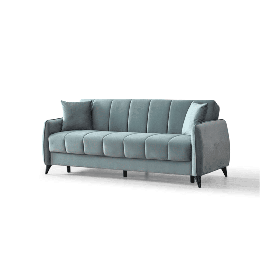 Sofá cama 3 lugares DIDO cor azul
