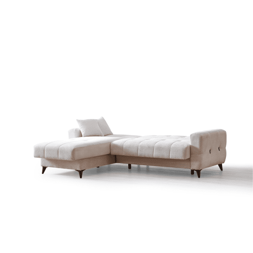 Chaise longue com cama reversÃvel HERMES II cor branco Chaise longue com cama reversÃvel HERMES II cor branco