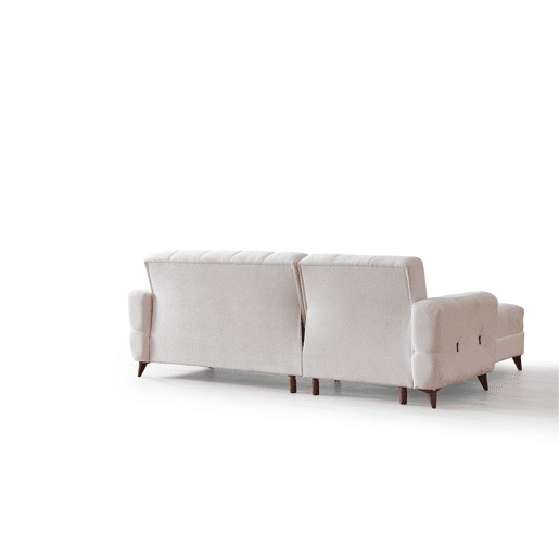 Chaise longue com cama reversÃvel HERMES II cor branco Chaise longue com cama reversÃvel HERMES II cor branco