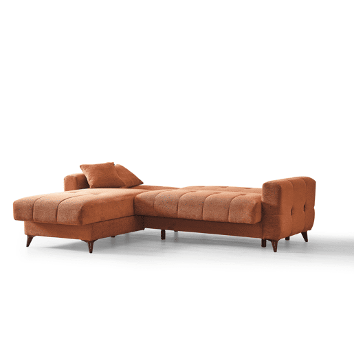 Chaise longue com cama reversível HERMES II cor terracota