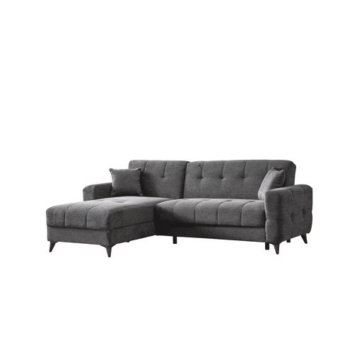 Chaise longue com cama reversível HERMES II cor antracite