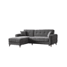 Chaise longue com cama reversível HERMES II cor antracite