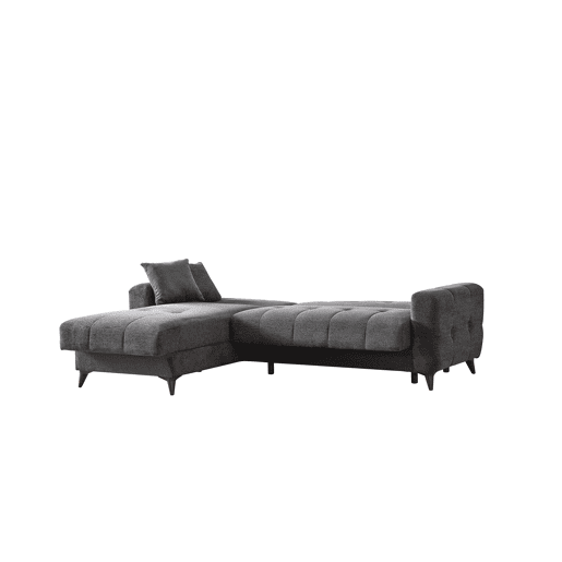Chaise longue com cama reversível HERMES II cor antracite