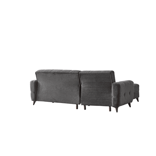 Chaise longue com cama reversível HERMES II cor antracite