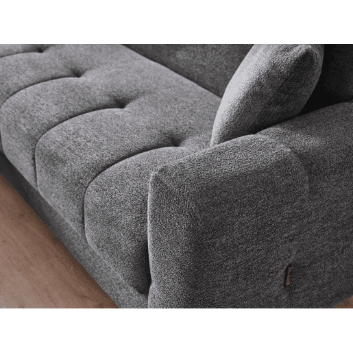 Chaise longue com cama reversível HERMES II cor antracite
