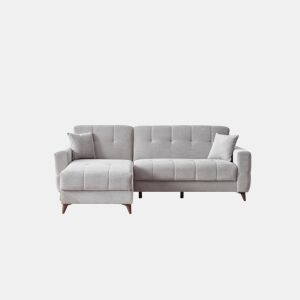 Chaise longue com cama reversível HERMES II cor cinza
