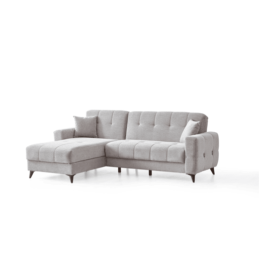Chaise longue com cama reversÃvel HERMES II cor cinza Chaise longue com cama reversÃvel HERMES II cor cinza