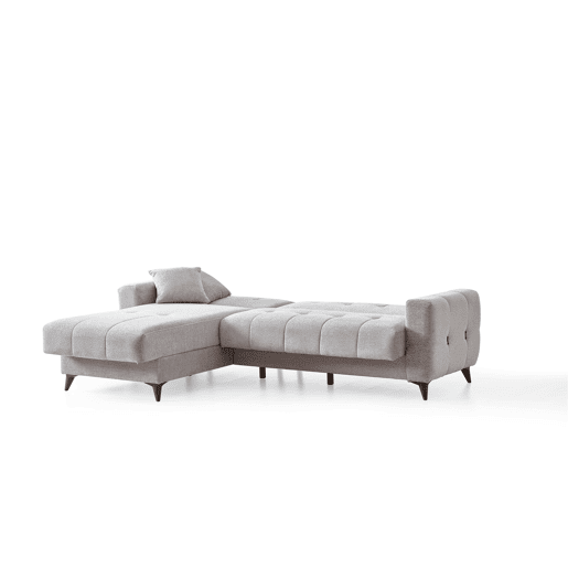 Chaise longue com cama reversÃvel HERMES II cor cinza Chaise longue com cama reversÃvel HERMES II cor cinza