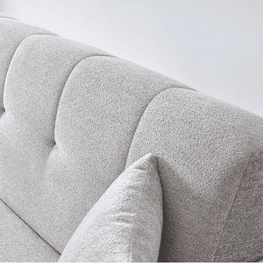 Chaise longue com cama reversÃvel HERMES II cor cinza Chaise longue com cama reversÃvel HERMES II cor cinza