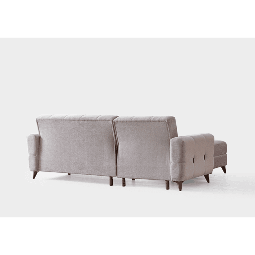 Chaise longue com cama reversÃvel HERMES II cor cinza Chaise longue com cama reversÃvel HERMES II cor cinza