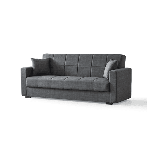Sofá cama 3 lugares DORA cor cinza escuro