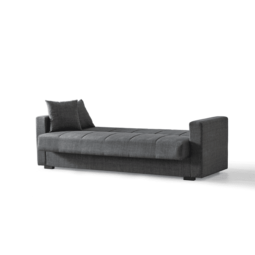 Sofá cama 3 lugares DORA cor cinza escuro