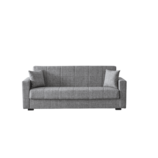 Sofá cama 3 lugares DORA cor cinza claro