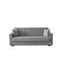 Sofá cama 3 lugares DORA cor cinza claro