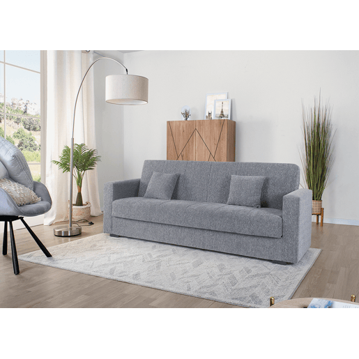 Sofá cama 3 lugares NORA III cor cinza