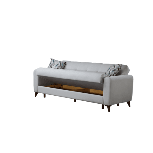 Sofá cama 3 lugares DORIAN II cor cinza Sofá cama 3 lugares DORIAN II cor cinza
