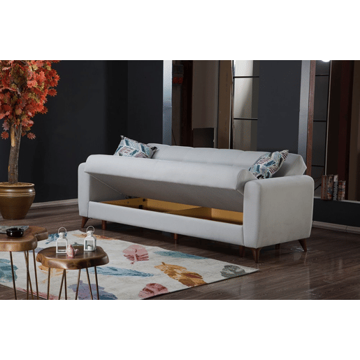 Sofá cama 3 lugares DORIAN II cor cinza Sofá cama 3 lugares DORIAN II cor cinza