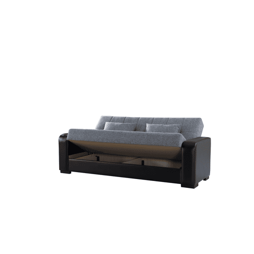 Sofá cama 3 lugares PRIMA II cor cinza