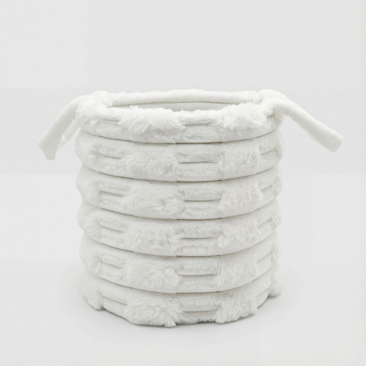 Cesta catalina l 30x30x30cm color crudo
