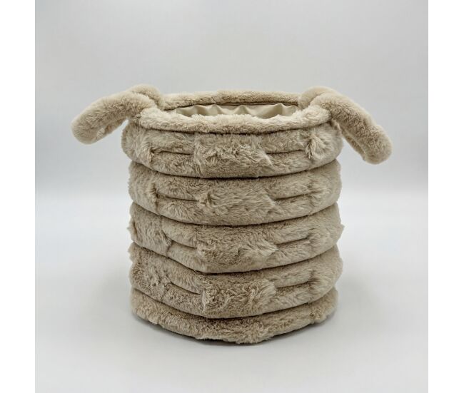 Cesta catalina m 25x25x25cm color camel