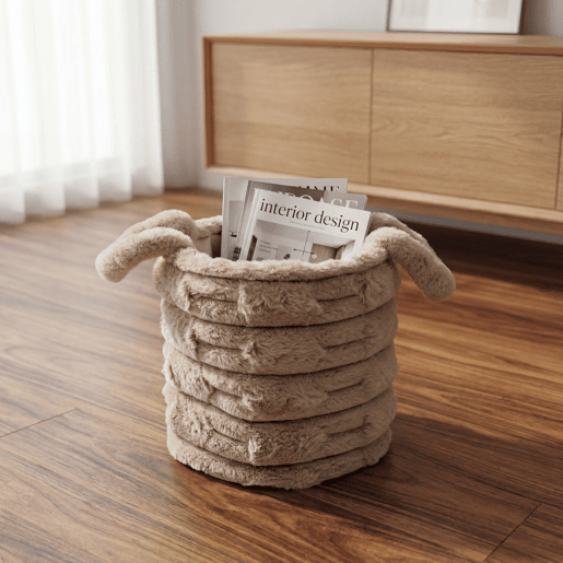 Cesta CATALINA M 25x25x25cm cor camel Cesta CATALINA M 25x25x25cm cor camel