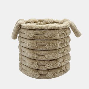Cesta CATALINA L 30x30x30cm cor camel