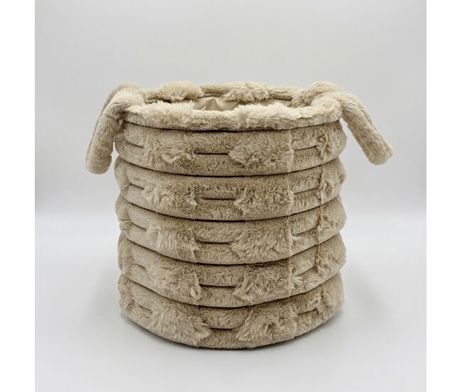 Cesta catalina l 30x30x30cm color camel