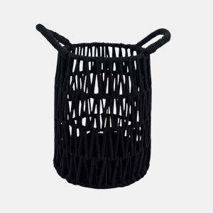 Cesta SYVER M 30x26x26cm cor preto