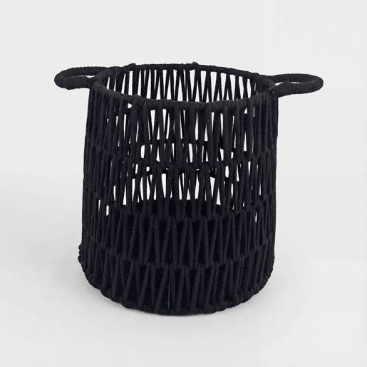 Cesta SYVER L 34x38x38cm cor preto