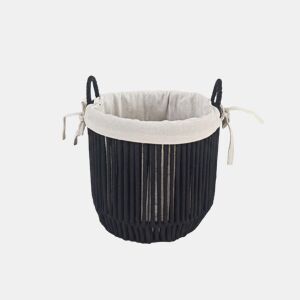 Cesta KYRKA M 28x31x31cm cor preto