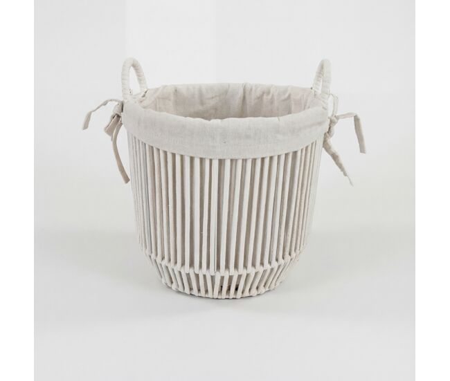 Cesta kyrka m 28x31x31cm color crudo