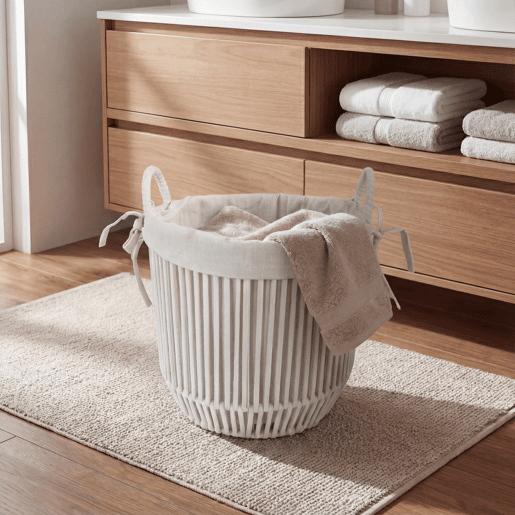 Cesta KYRKA M 28x31x31cm cor cru