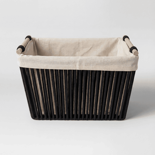 Cesta NOAH L 24x38x35cm cor preto
