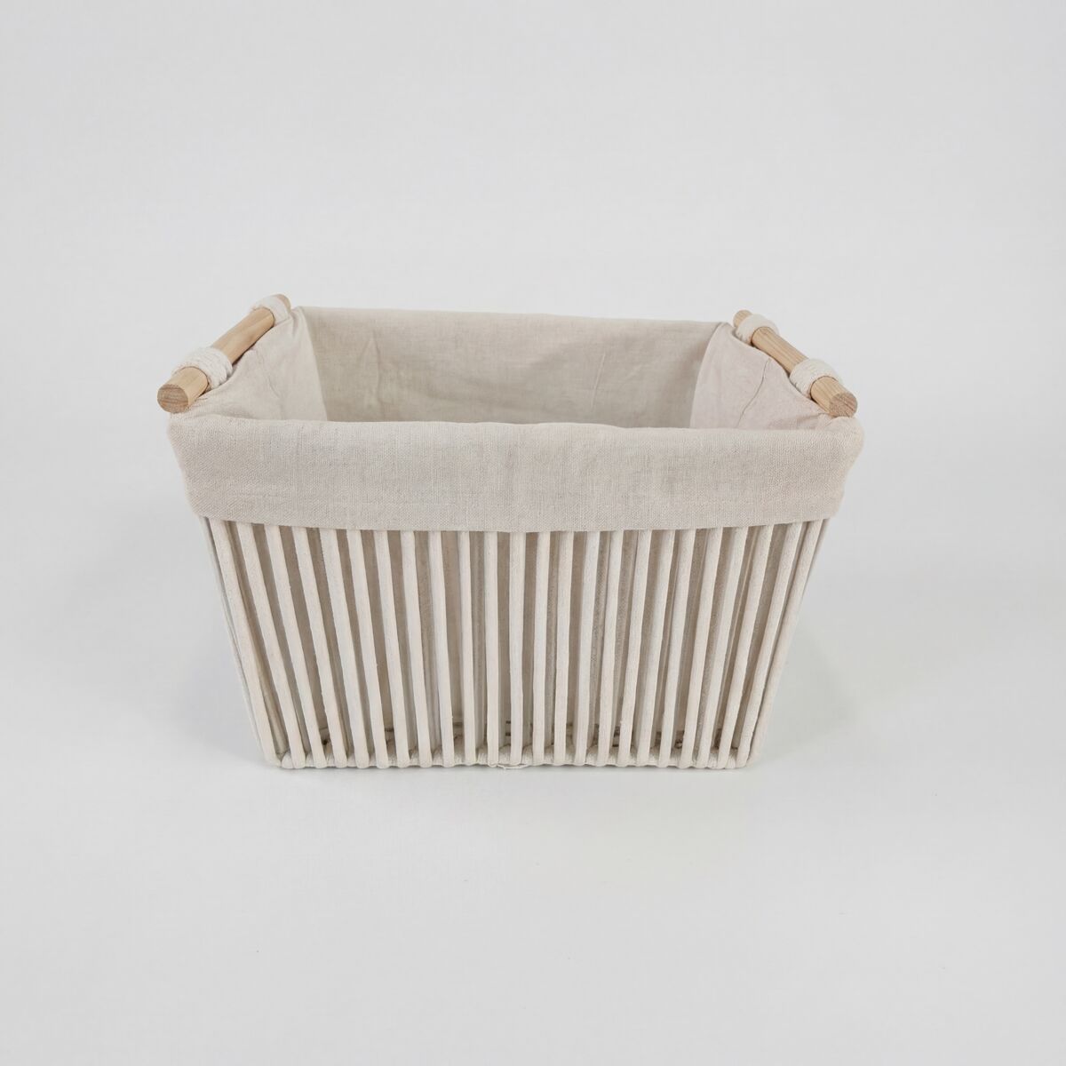 Cesta noah l 24x38x35cm color crudo
