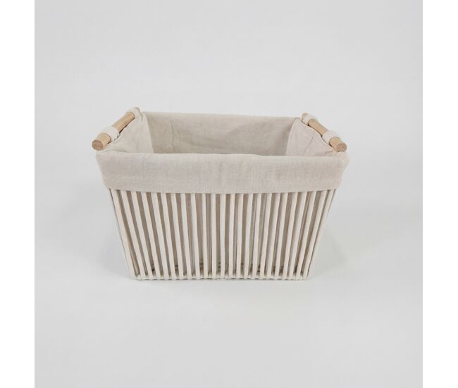 Cesta noah l 24x38x35cm color crudo