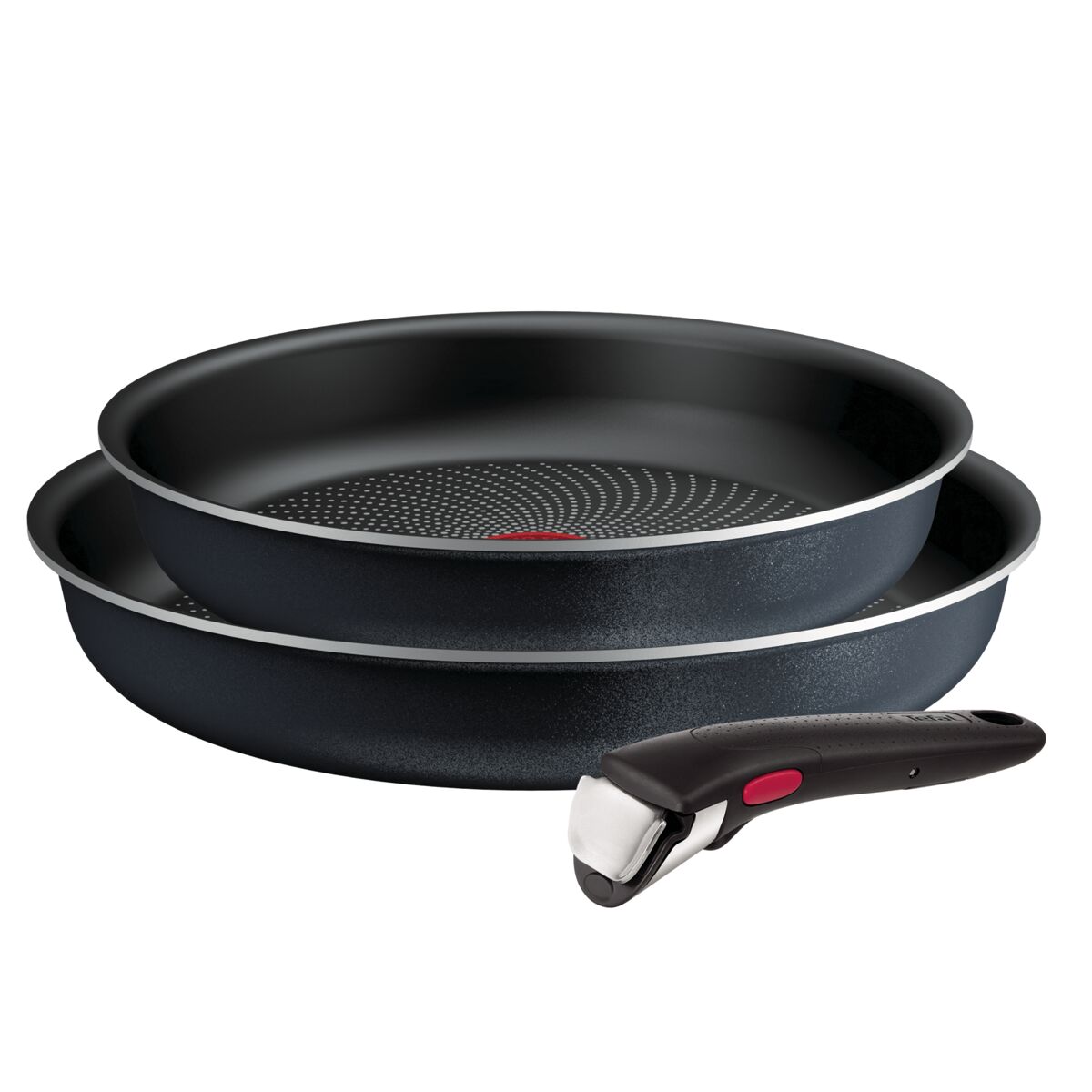Set de 2 sartenes INGENIO 24cm y 28cm mango extraíble TEFAL 