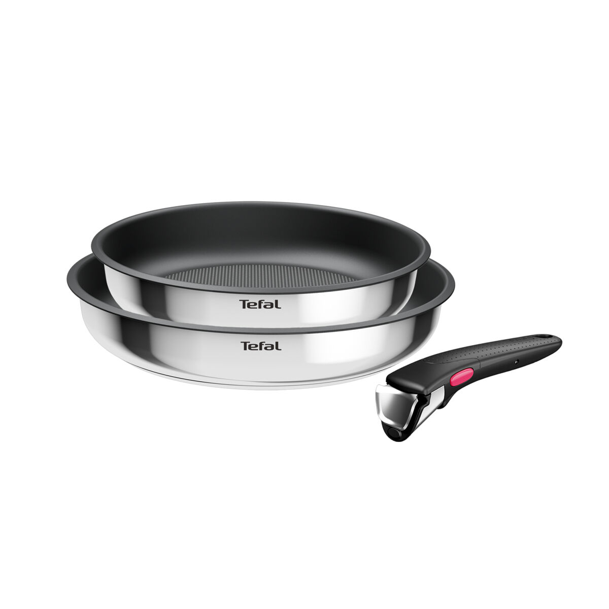 Set de 2 sartenes INGENIO 22cm y 26cm mango extraíble TEFAL 