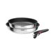 Set de 2 sartenes INGENIO 22cm y 26cm mango extraíble TEFAL Set de 2 sartenes INGENIO 22cm y 26cm mango extraíble TEFAL Plateado