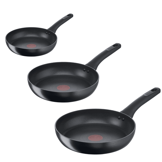 Conjunto 3 frigideiras FUSION 20 24 e 28cm TEFAL