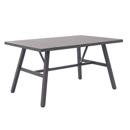 Conjunto sofá de canto para jardim CAMARGO com mesa alta e banco