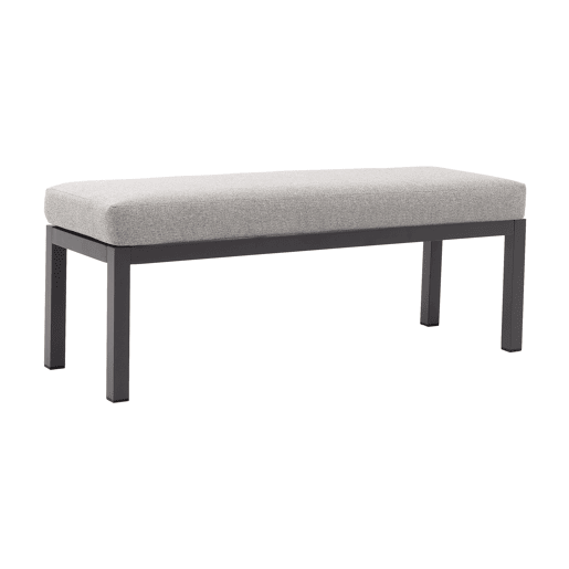 Conjunto sofá de canto para jardim CAMARGO com mesa alta e banco Conjunto sofá de canto para jardim CAMARGO com mesa alta e banco