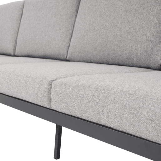 Conjunto sofá de canto para jardim CAMARGO com mesa alta e banco Conjunto sofá de canto para jardim CAMARGO com mesa alta e banco