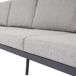 Set rinconera de jardín CAMARGO con mesa alta y banco Set rinconera de jardín CAMARGO con mesa alta y banco Gris