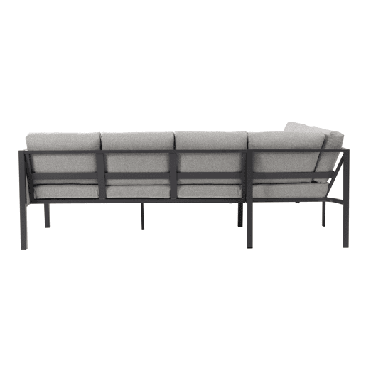 Conjunto sofá de canto para jardim CAMARGO com mesa alta e banco Conjunto sofá de canto para jardim CAMARGO com mesa alta e banco