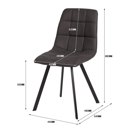 Conjunto de 1 mesa e 6 cadeiras SABRINA