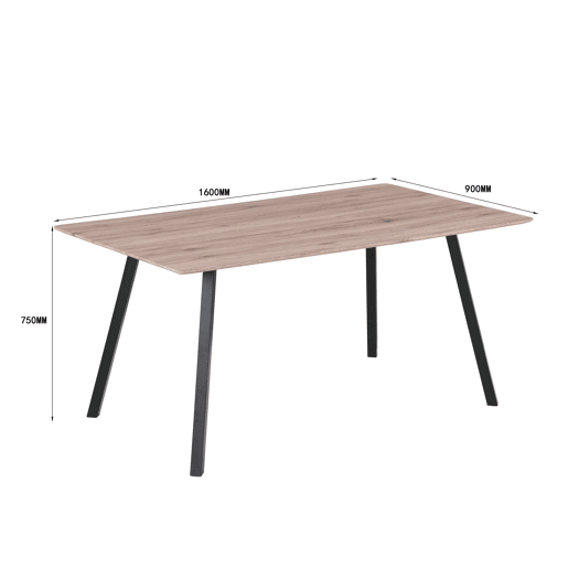 Conjunto de 1 mesa e 6 cadeiras SABRINA