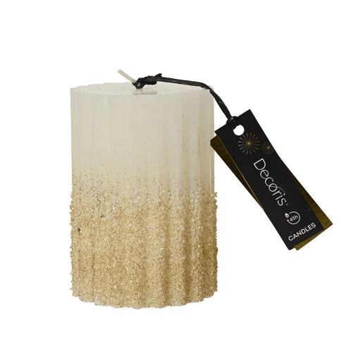 Vela TACO dourada 10cm marca DECORIS
